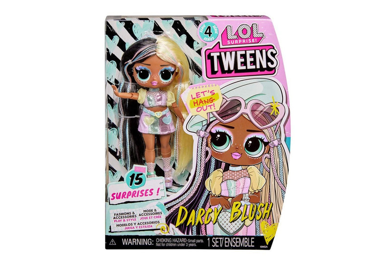 L.O.L. Surprise! Tweens Series 4 Fashion Dressup Kids Doll Darcy Blush 16.5cm 4+