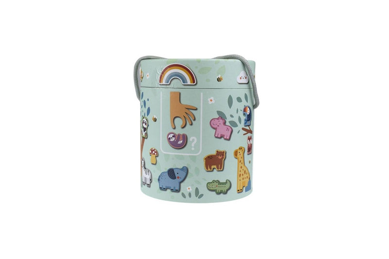 Tooky Toy Animal Shape Touch & Match Toy Box Bucket Kids Children Playset 3+