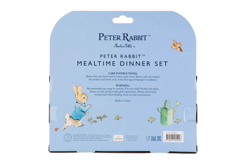 Beatrix Potter: 3-Piece Mealtime Dinner Set - Peter Rabbit