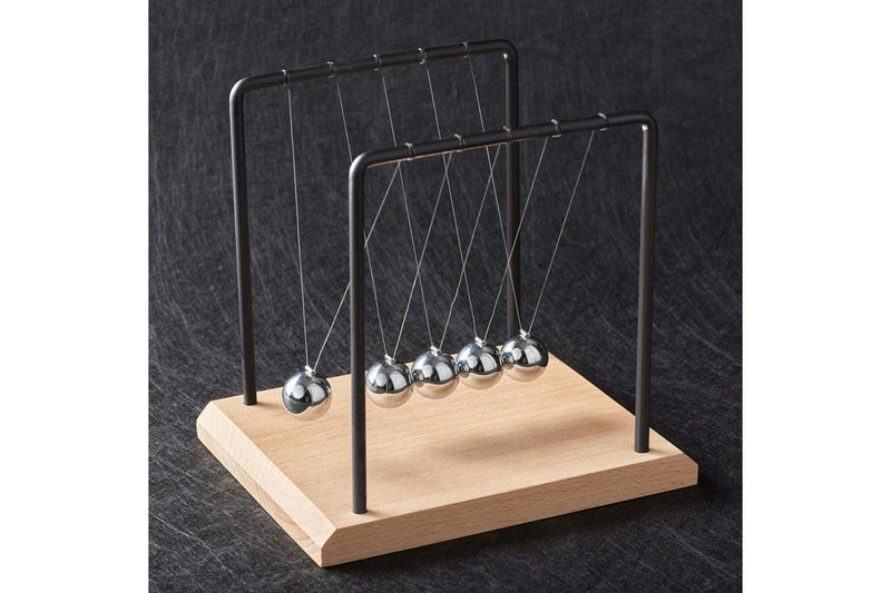 Geek Culture Newton's Cradle Balls Science Toy Home Office Desk Accessory 18cm