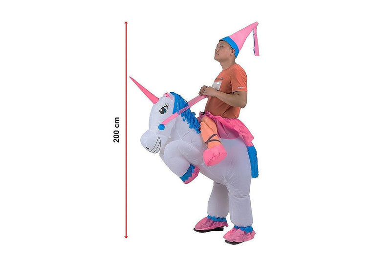 Unicorn Fancy Dress Inflatable Suit Fan Operated Costume Dress Up, Costumes