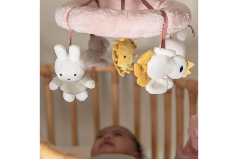 Miffy: Fluffy Musical Mobile - Pink