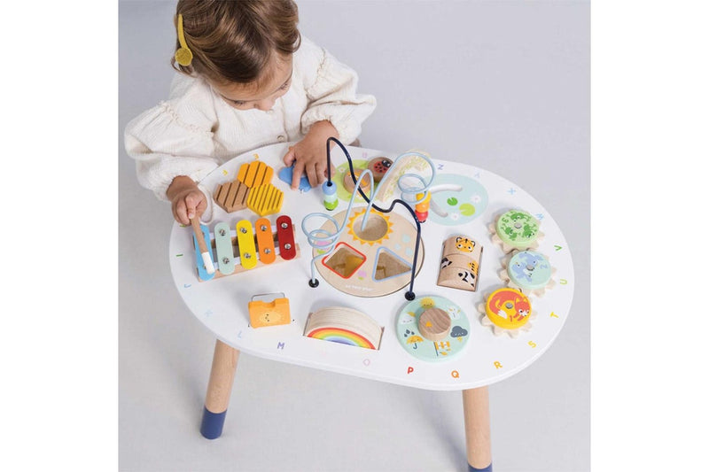 Le Toy Van Petilou 52cm Wooden Activity Table Kids Children Educational Toy 18m+