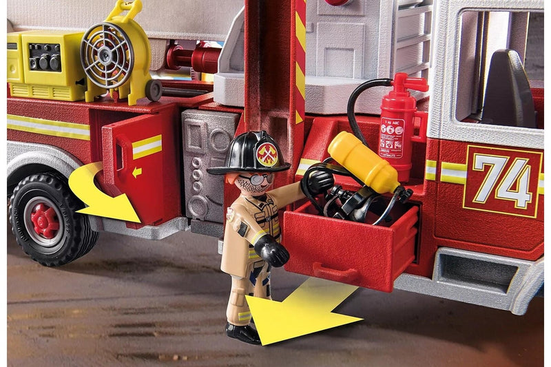 Playmobil: Fire Engine with Tower Ladder (70935)