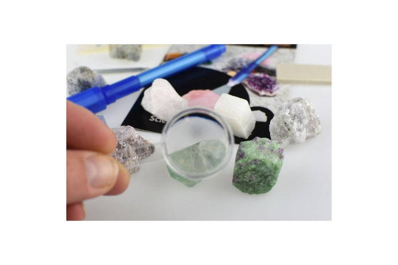 Kaper Kidz Deluxe Fluorescent Rocks Geology Kids Childrens Science Kit 6y+