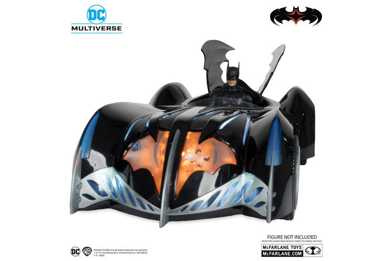 DC Multiverse: Batmobile (Batman & Robin) w/Lights and Sound - 24.5" Vehicle