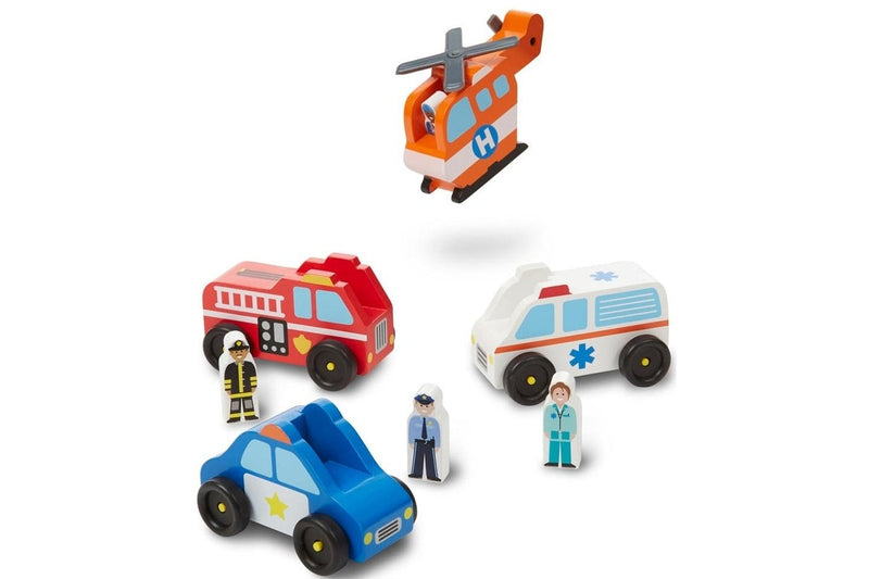 Melissa & Doug: Emergency - Vehicle Set