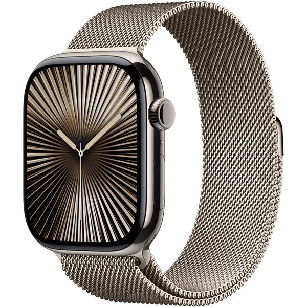 Apple Watch Series 10 GPS + Cellular 46mm Natural Titanium - Milanese Loop