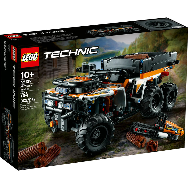 LEGO Technic All-Terrain Vehicle, 6-Wheeled Off Roader Model Truck Toy, ATV Construction Set, Birthday Gift Idea 42139