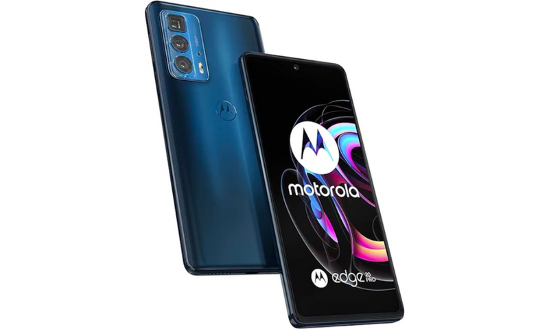 Motorola Edge 20 Pro, 6.7 Inch 144Hz HDR10+ OLED, Qualcomm Snapdragon 870, TurboPower, 108MP Camera, 50x Super Zoom, 4500 mAH Battery, Dual SIM, 256GB, Android 11, Midnight Blue