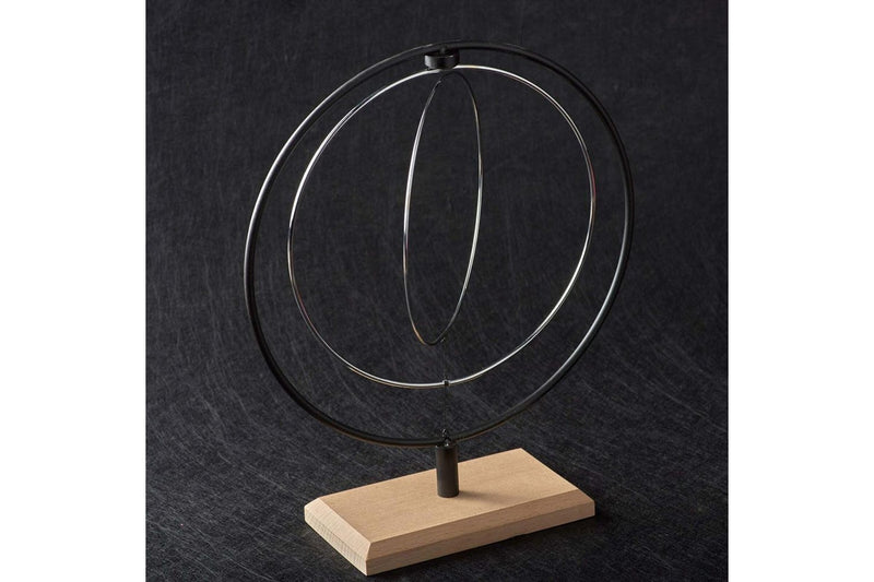 Geek Culture Kinetic Hoop Sculpture Science Toy Home Office Desk Accessory 28cm