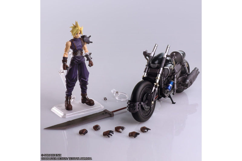 Final Fantasy VII: Cloud Strife & Hardy-Daytona - Bring Arts Figure Set