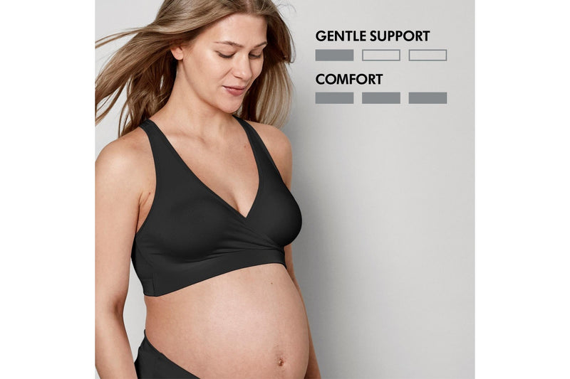 Medela: Keep Cool Sleep Maternity/Nursing Bra - Black (Small)