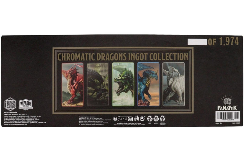 Dungeons & Dragons: Chromatic Dragons - Ingot Set