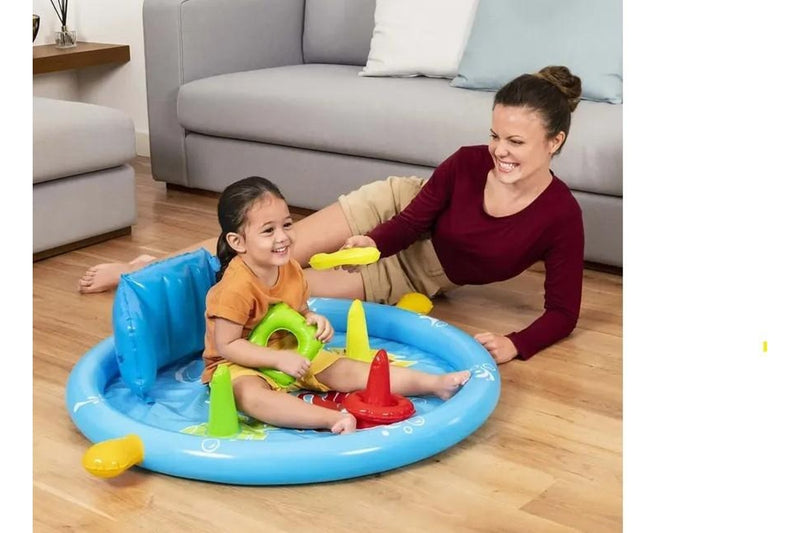 Bestway: Lil' SeaShapes Baby Pool (45" x 35" x 30"/1.15m x 89cm x 76cm)