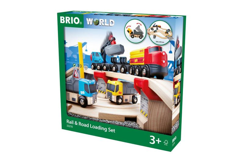 Brio: Railway - Rail & Road Loading Set