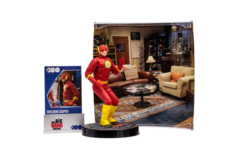 Big Bang Theory: Sheldon (as Flash) - 6" Posed Figure