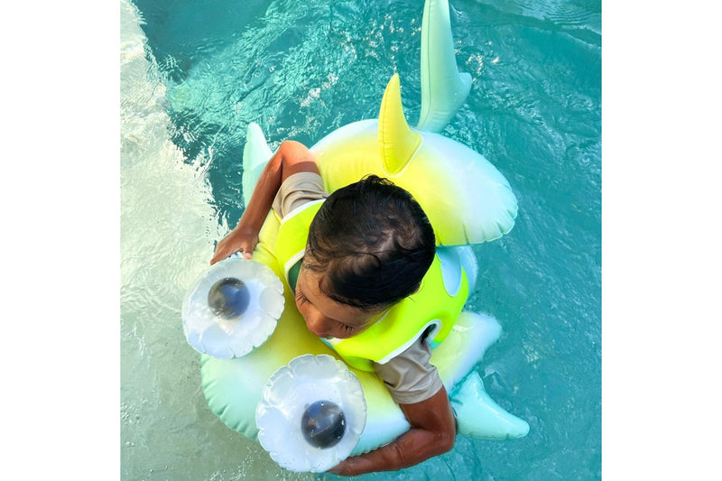 Sunnylife: Kids Tube Pool Ring - Salty The Shark Multi