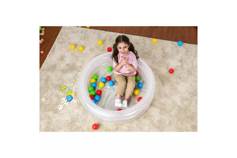 Bestway Splash & Play 91cm Inflatable 2-Ring Ball Pit Pool Kids Children 2y+