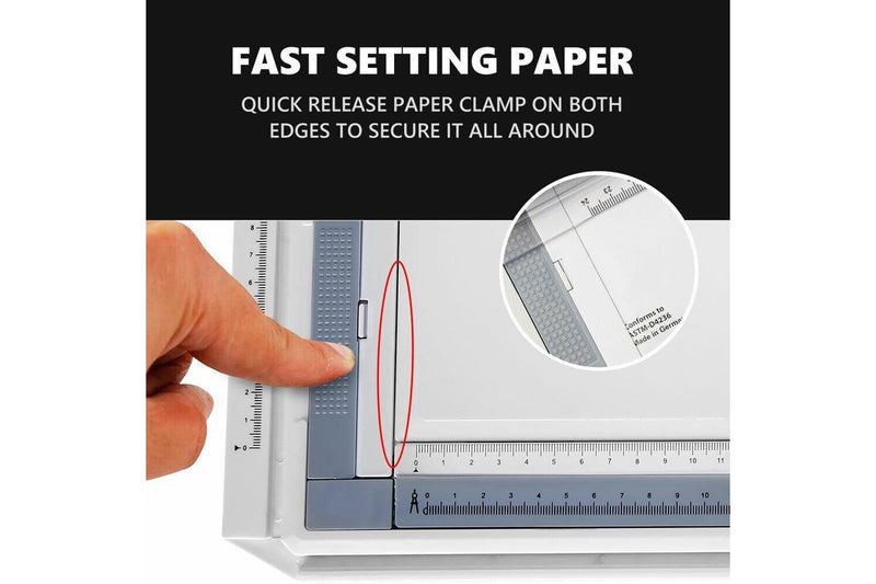 Ozstock PRO A3 Drawing Board Table with Parallel Motion and Adjustable Angle Drafting