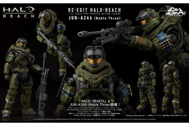 HALO: Jun-A266 (Noble Three) - Action Figure