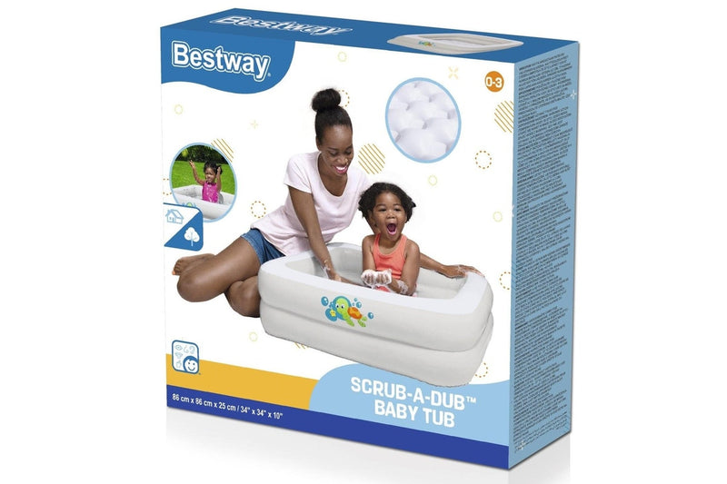 Bestway: Scrub-a-Dub Baby Tub (34" x 34" x 10"/86cm x 86cm x 25cm)