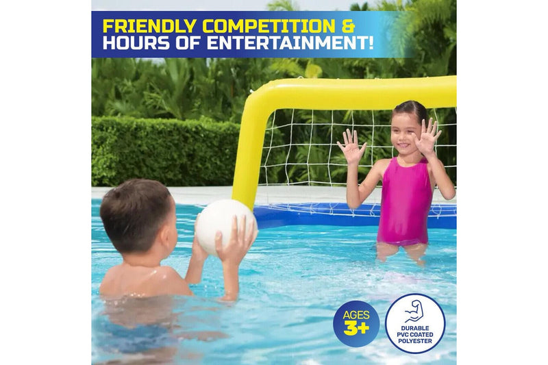 Costcom Water Polo Swimming Set Inflatable Pool Games UV Resistant 1.4m x 76cm