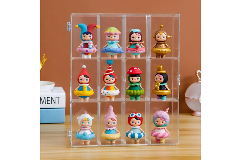 Acrylic Action Figure Display Case (12 Compartments)