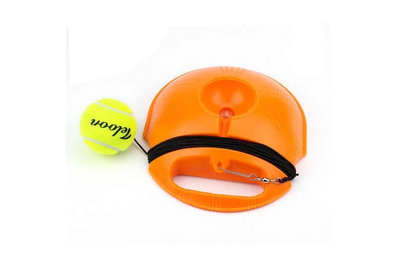 Solo Tennis Trainer With Balls Rebound Practice Training Exercise Home Fitness Tennis Training Devices