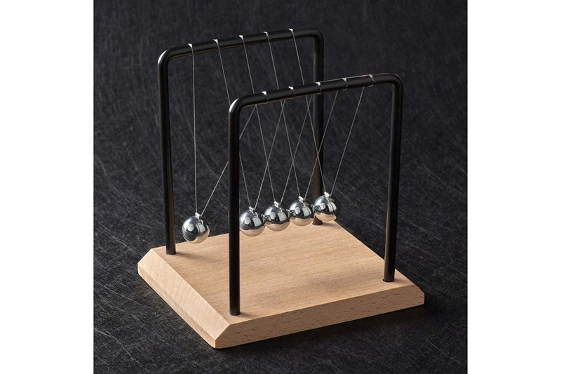 Geek Culture Newton's Cradle Balls Science Toy Home Office Desk Accessory 14cm