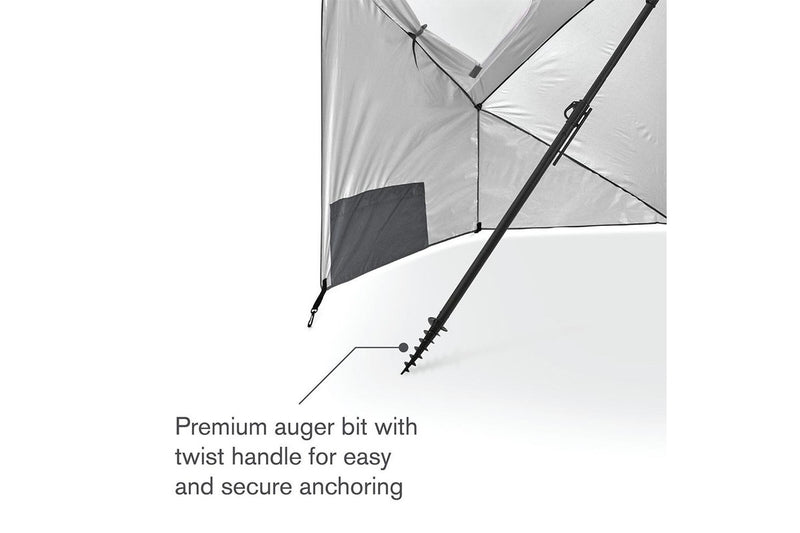 Sport-Brella Premiere XL UPF50+ Sun Protection Umbrella w Panels Storage Grey