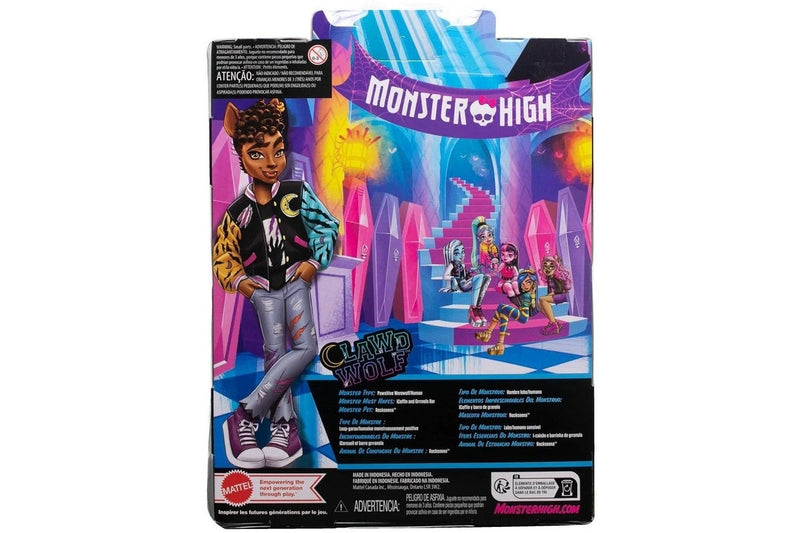 Monster High: Clawd Wolf - Fashion Doll