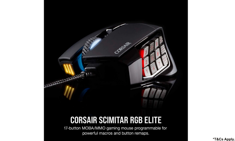 Corsair Scimitar Elite RGB Optical MOBA/MMO Gaming Mouse