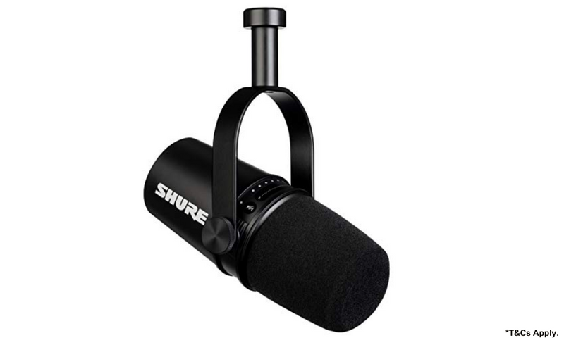 Shure MV7 USB Microphone for Podcasting, Recording, Live Streaming & Gaming, Built-in Headphone Output - Layaway AU