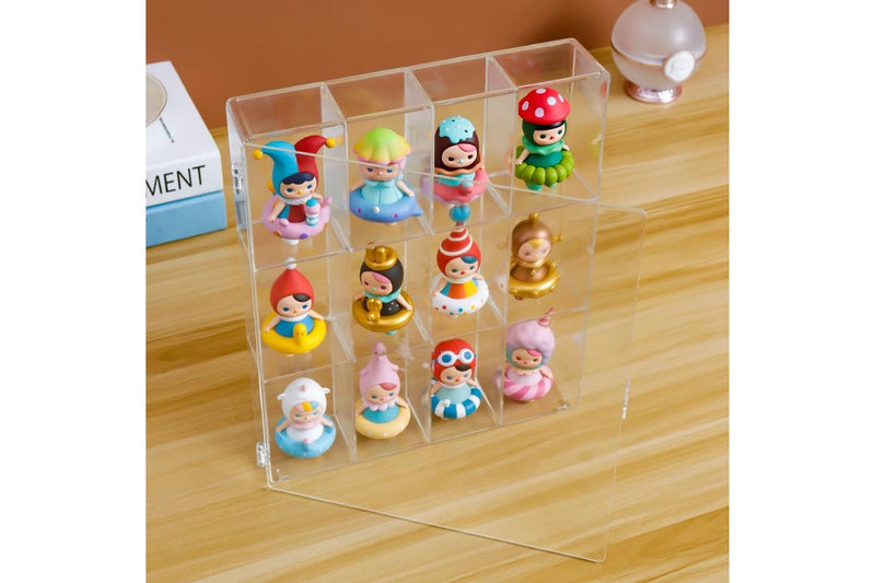 Acrylic Action Figure Display Case (12 Compartments)