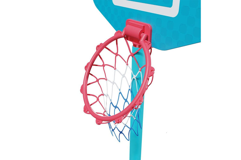 Swingball First Adjustable Basketball Hoop w Light Blue Base Kids 3y+