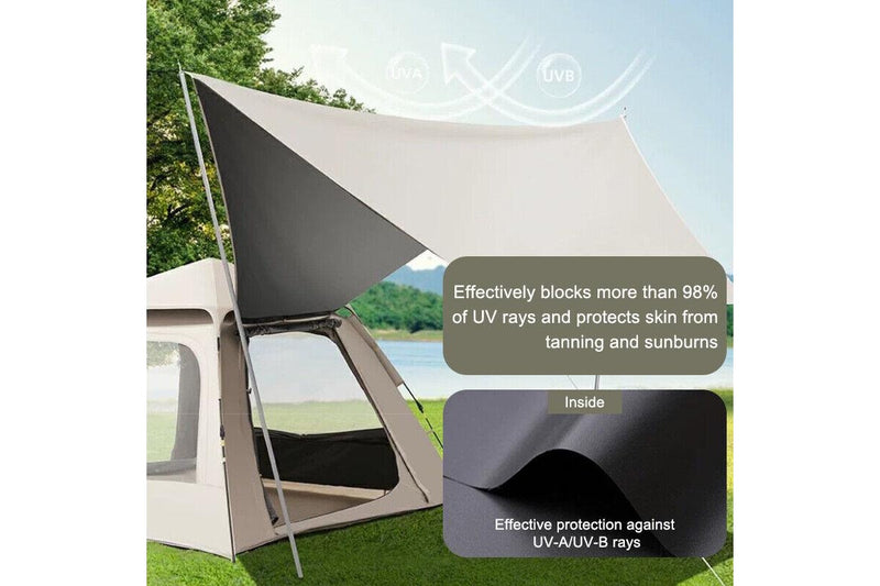 Ozstock 2-in-1 Outdoor Camping Sun Shade Portable Folding Camping Equipment Tent