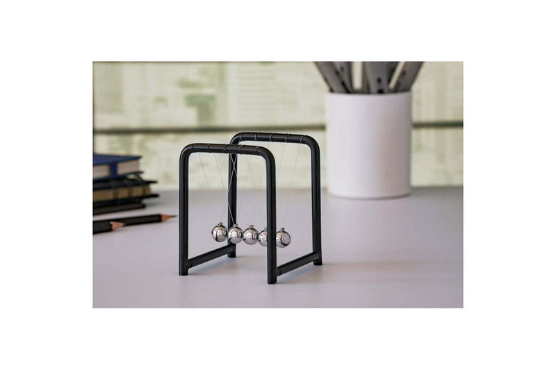 2x Geek Culture Newton's Cradle Balls Science Toy Home Office Desk Accessory 9cm