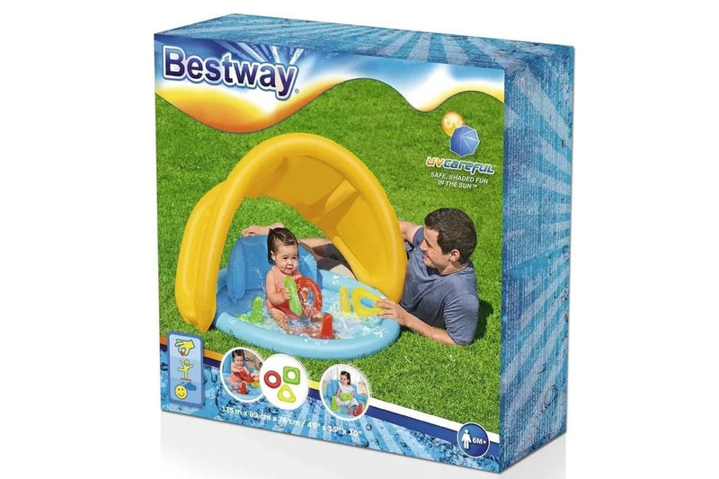 Bestway: Lil' SeaShapes Baby Pool (45" x 35" x 30"/1.15m x 89cm x 76cm)