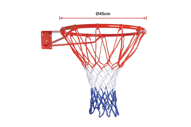 Pro Size Wall Mounted Basketball Hoop Ring Goal Net Rim Dunk Shooting Outdoor