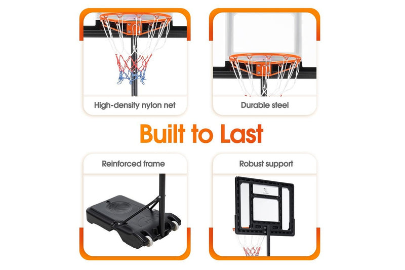 ProPulse Kids Basketball Hoop Stand 1.5M-2.1M