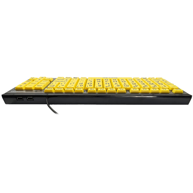 ACC 22ACVA Keyboard Wired Vision Assist Yellow Keys ACC PC