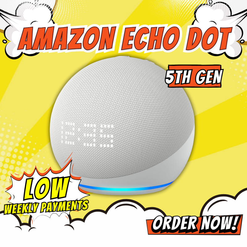 Amazon Echo Dot Smart Speaker with Alexa (Gen 5) - Glacier White