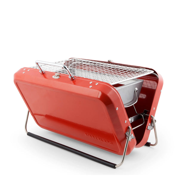 BBQ Grill Suitcase by Kikkerland in Red
