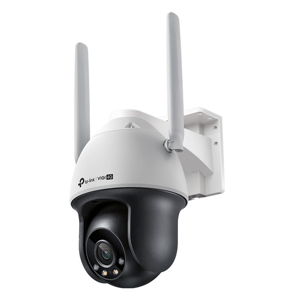 TP-Link VIGI C540-4G(4mm), VIGI 4MP Outdoor Full-Color 4G Pan Tilt Network Camera