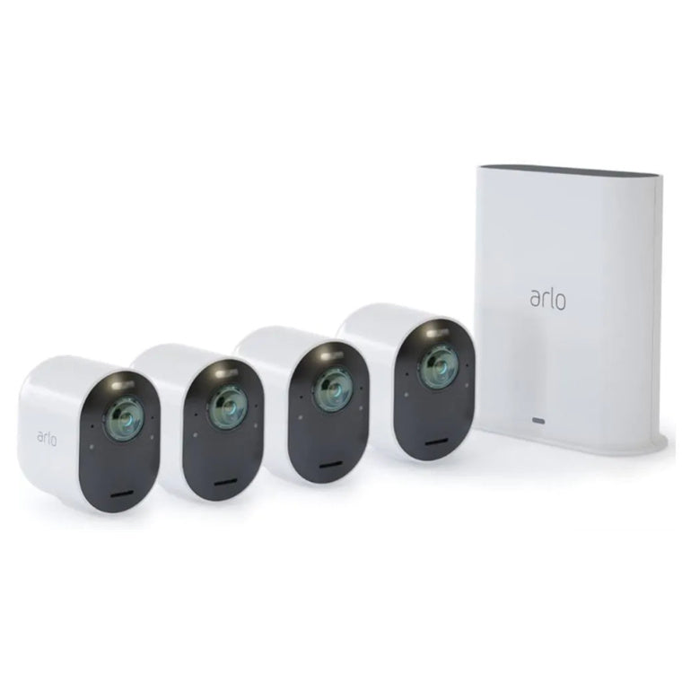 Arlo Ultra 2 Spotlight 4K UHD & HDR Camera System - 4 Wire-Free Pack