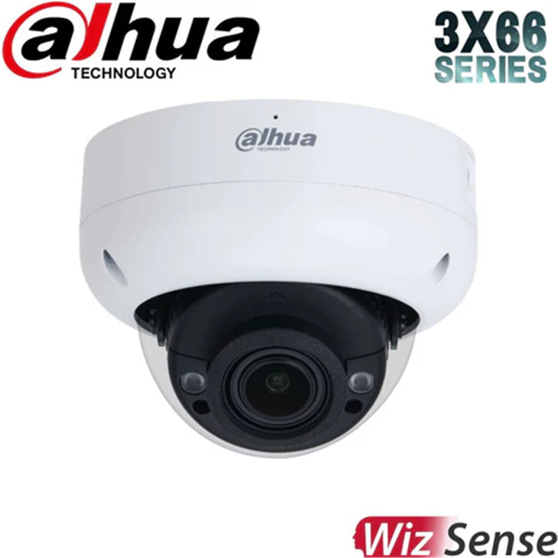 Dahua WIZSENSE HDBW3866RP 8MP Dome Camera, VARIFOCAL 2.7-13.5MM,IR 40M,3YR