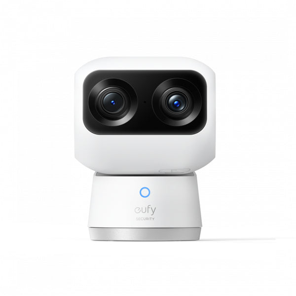 Eufy Security S350 IndoorCam 4K Dual Lens Wi-Fi Camera, Pan & Tilt, Dual-band Wi-Fi