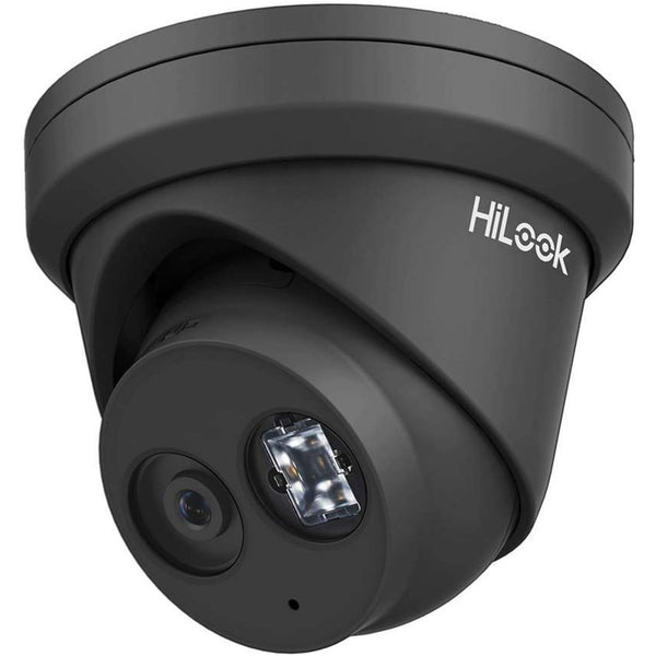 HiLook IPC-T261H-MU 6MP IR Fixed Turret IP Camera - Black 2.8mm, 3200 x 1800, 20FPS, H.265+, WDR, IP67, Built-in Mic, MicroSD Slot (Max 256G)