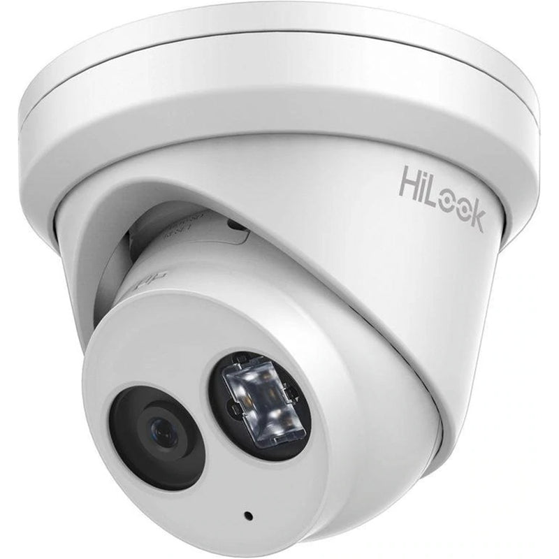 HiLook IPC-T261H-MU 6MP IR Fixed Turret IP Camera - 4mm, 3200 x 1800, 20FPS, H.265+, WDR, IP67, Built-in Mic, MicroSD Slot (Max 256G)